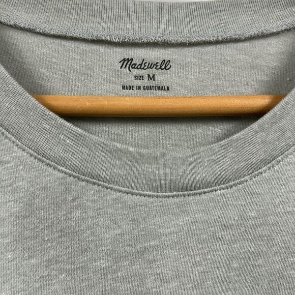 Madewell Knot Front Tee in Gray Medium - Picture 7 of 7